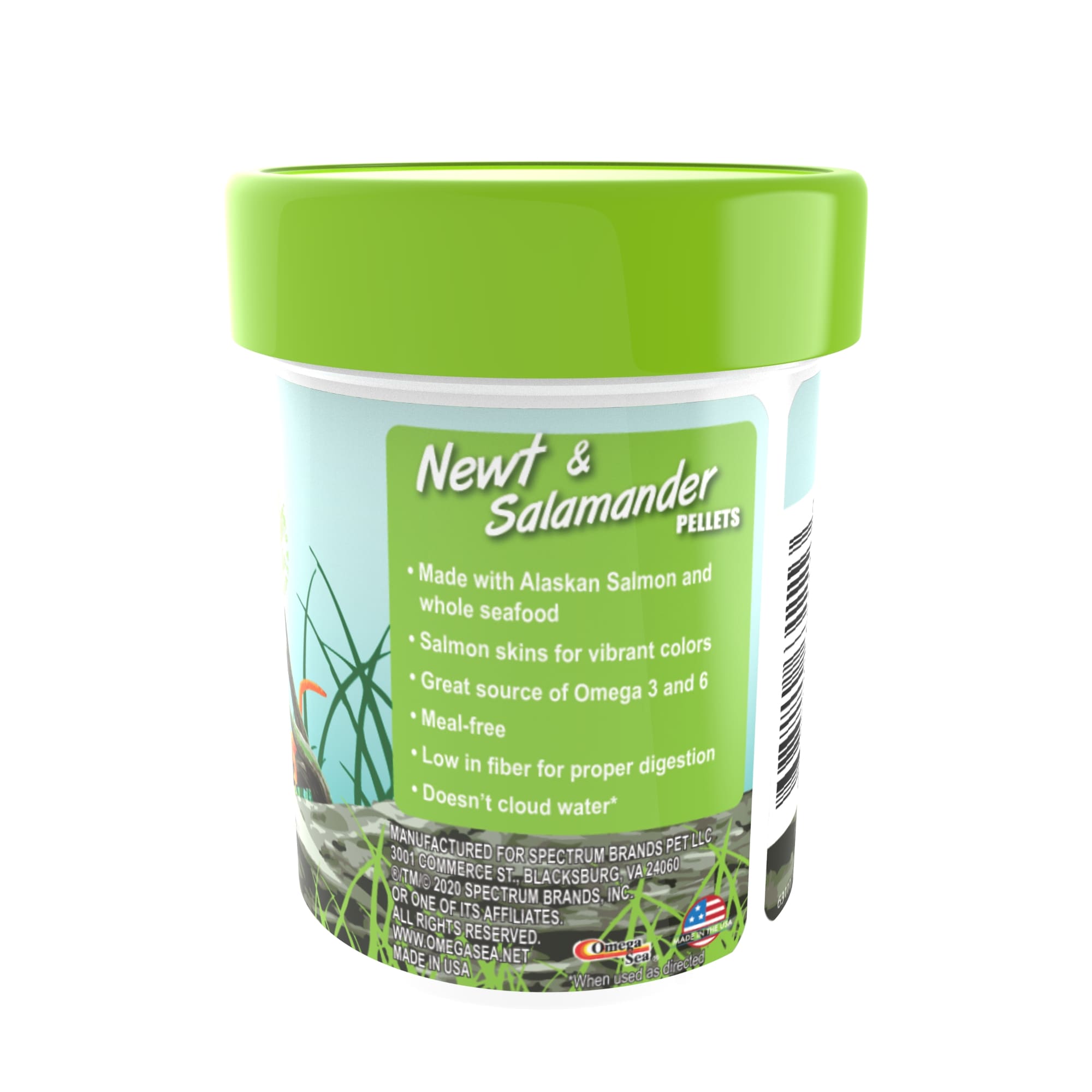 Omega One Newt & Salamander Pellets, 1.2oz