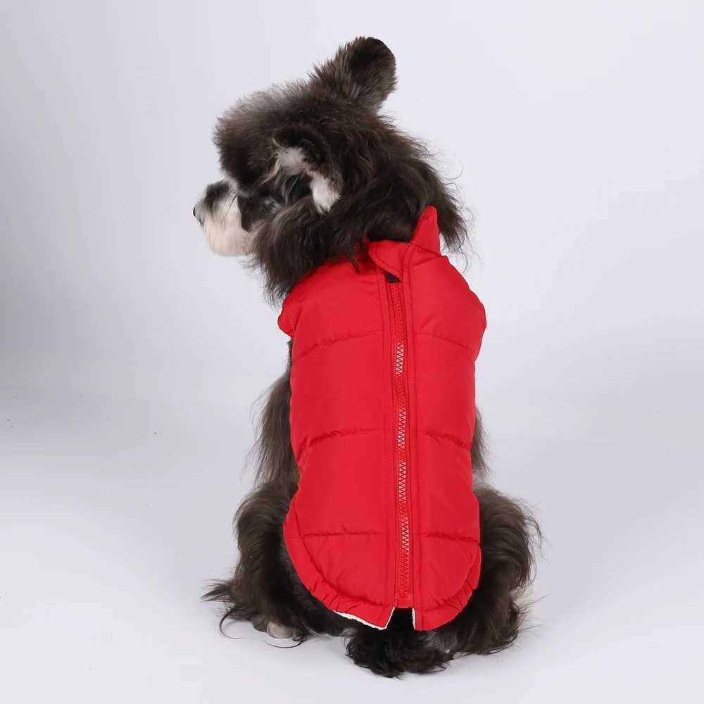 Winter Pet Clothes For Small Dogs Warm Windproof Pet Dog Coat Jacket Padded Clothing for Yorkie Chihuahua Puppy Cat Outfits VestXJ241125