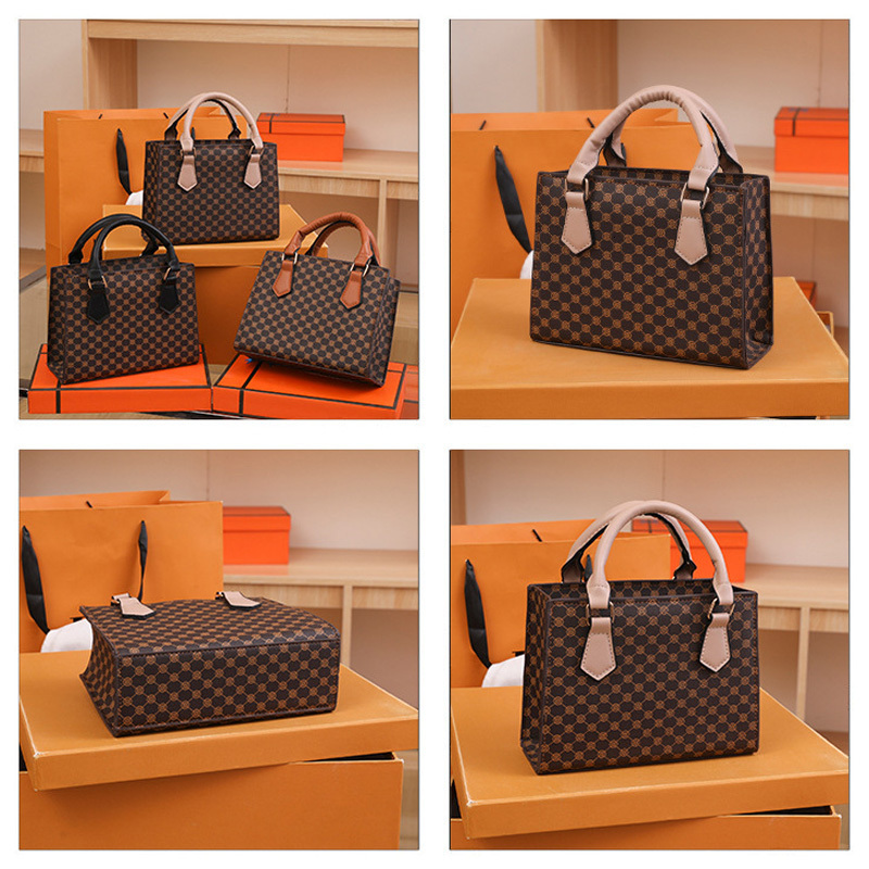 New Fashionable Printed Small Top Tote Bag For Women's Casual Square Designer Diagonal Shoulder Tote Bag For Women's Daily Necessities And G