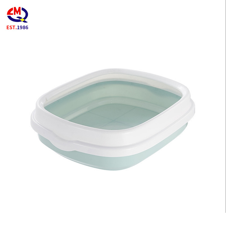 Cat Clean Up Products Plastic Large Space Cat Toilet Box Cat Litter Box Sandbox