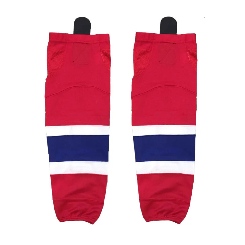 COLDINDOOR 100% Polyester Canada Ice Hockey Socks Shin Guards For Team 241125