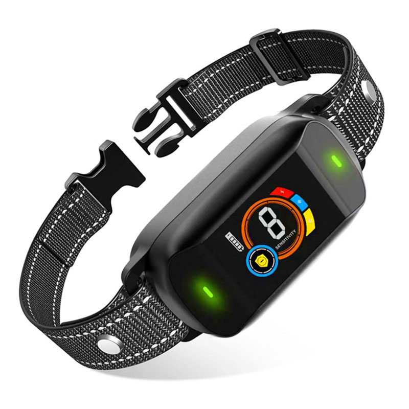 Smart Automatic Control Anti-bark Dog Bark E Collar USB Rechargeable Waterproof Led Stop Barking Dog Training Shock Collar