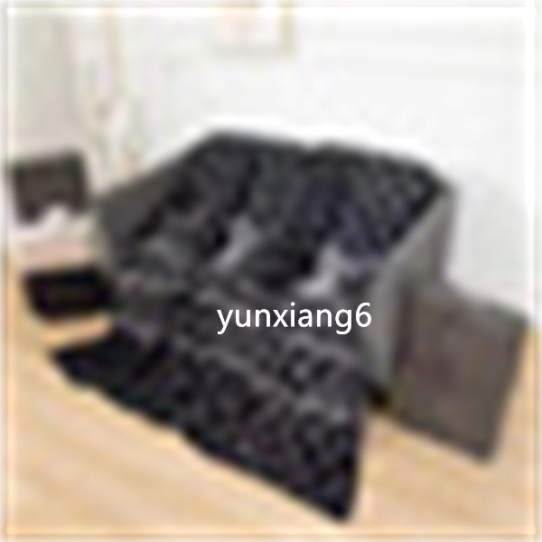 Blanket Designer Blanket Letter Classic Retro Air Conditioning Exquisite Car Travel Bath Towel Soft Four Seasons Shawl-AV