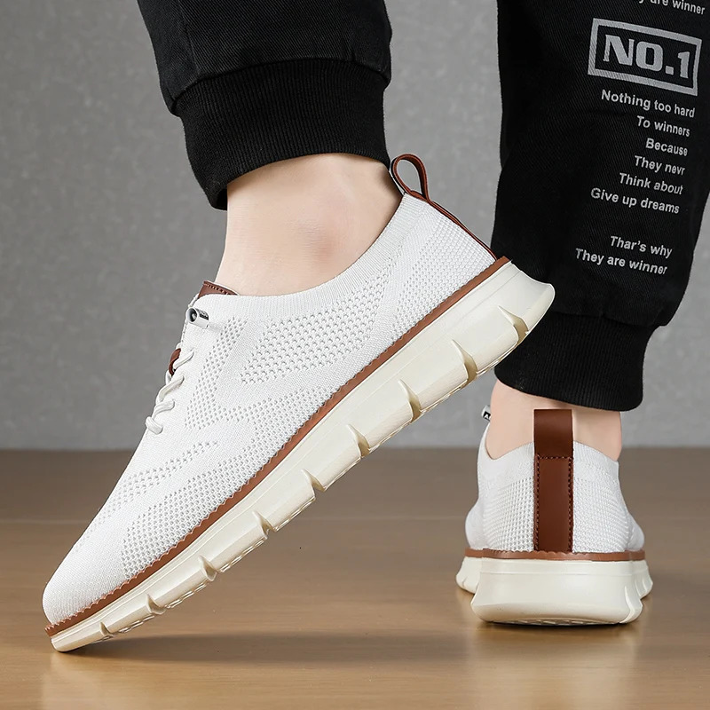 Men Casual Sports Shoes Anti Slip Wear-Resistant Breathable Cushioning Color Blocking Versatile Casual Sports Shoes 241125