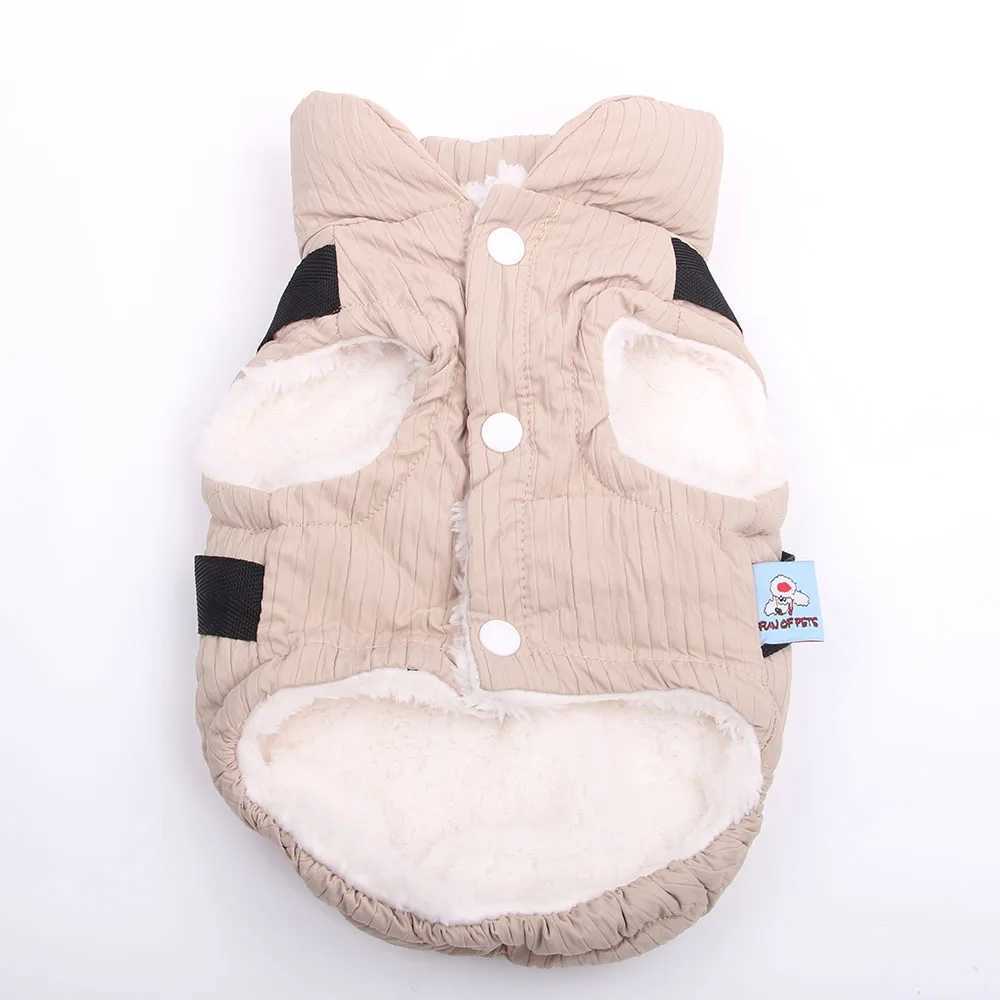 New Dog Cat Warm Coat Jacket with Harness Design Pet Puppy Winter Clothing ApparelXJ241125