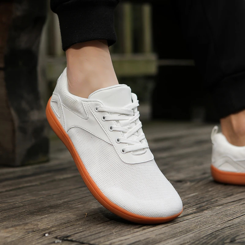 Wide-Toed Shoes Unisex Mesh Breathable Casual Men Shoes Comfortable Outdoor Barefoot Walking Sports Shoes 241125