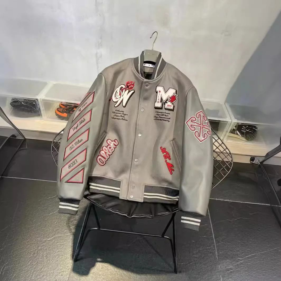 Devil jacket Y2K mens hip-hop leather cartoon embroidery motorcycle jacket leather zipper jacket 241122