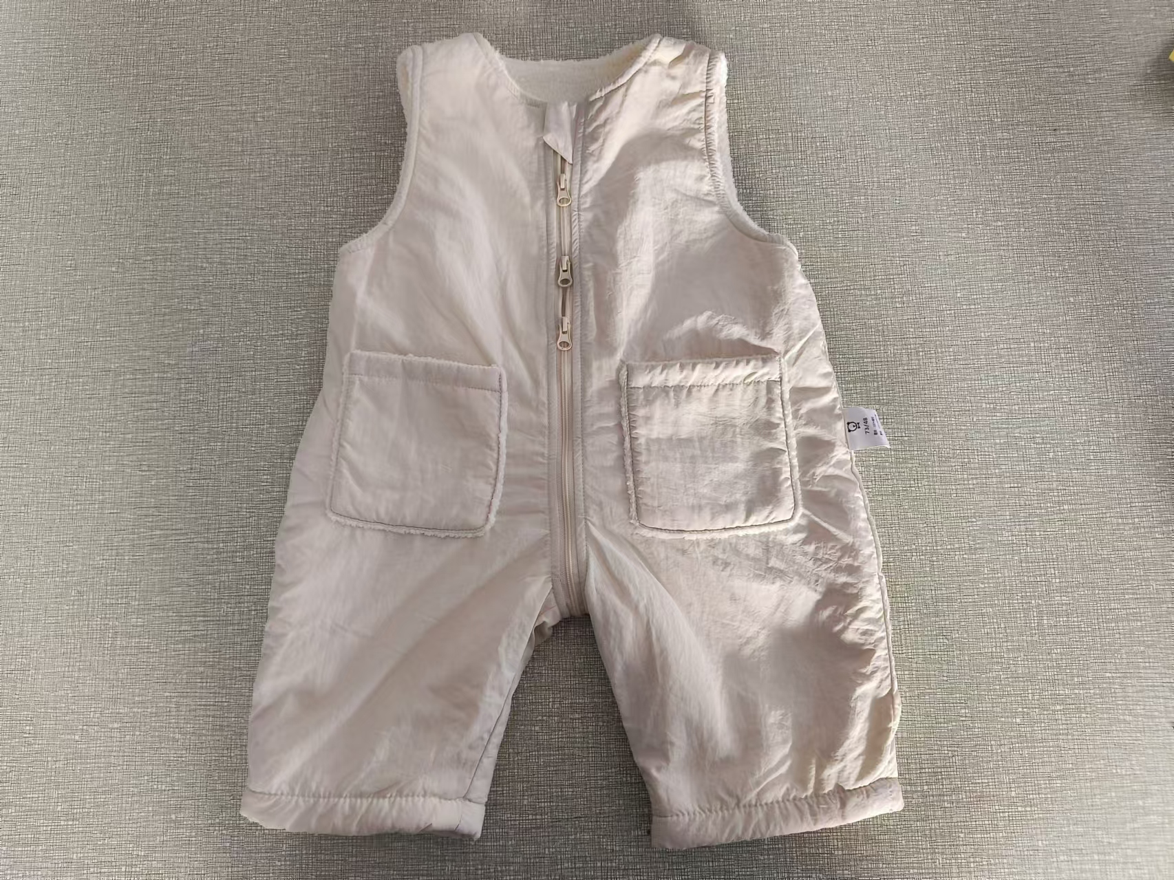 Waterproof, Windproof, and Snow Resistant DuPont Bib Overalls for All Genders - Beige & Light Grey