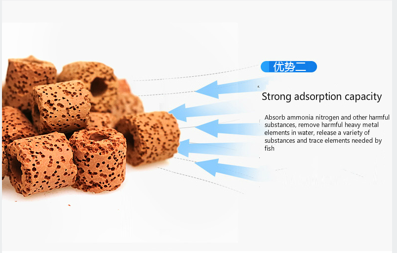 Aquarium Filter Media Activated Carbon Ceramic Rings Bio Ball with Filter Net Bag Fish Tank Porous Breathing Ring Filter