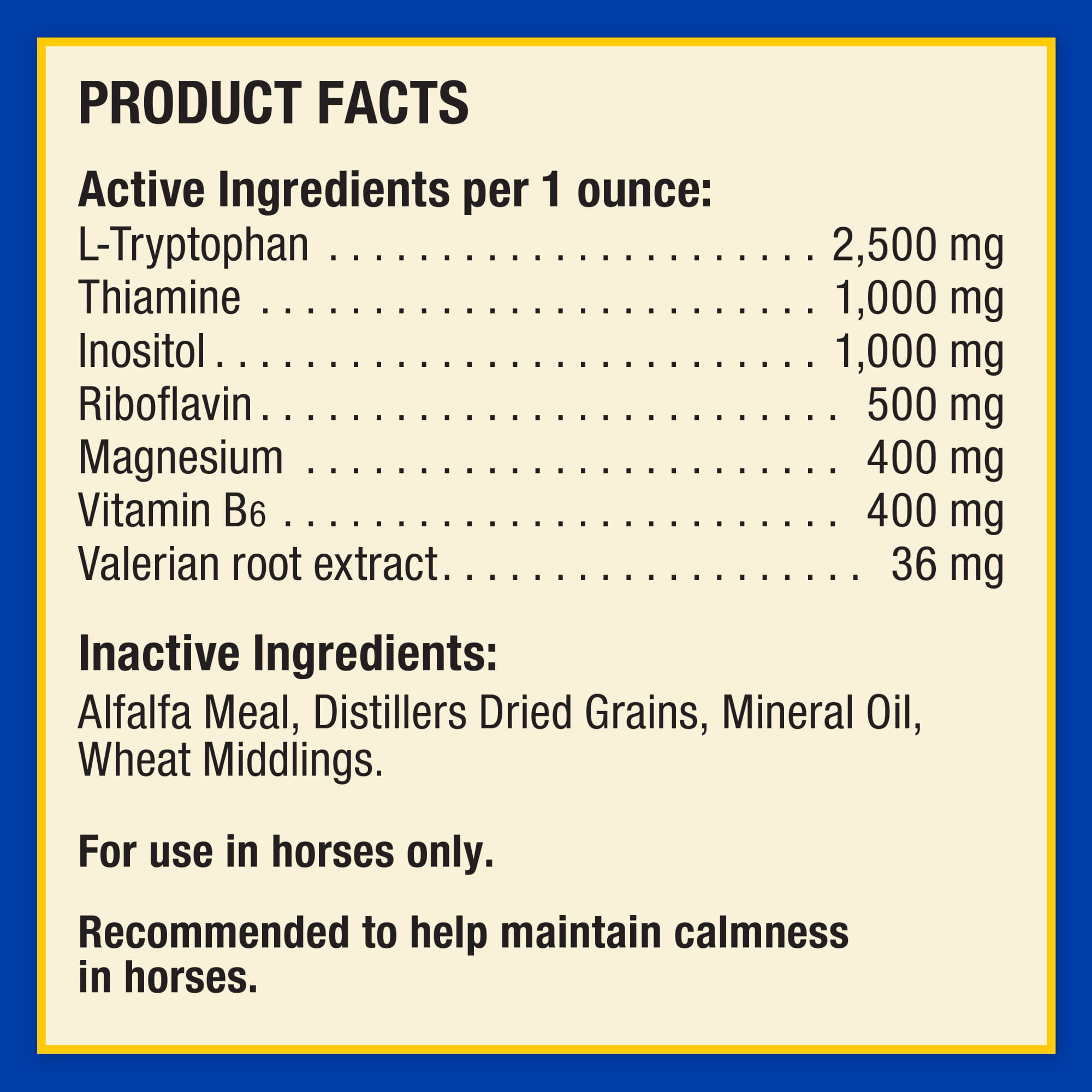 Farnam Quietex II Focusing & Calming Pellets, 1.625 lbs.