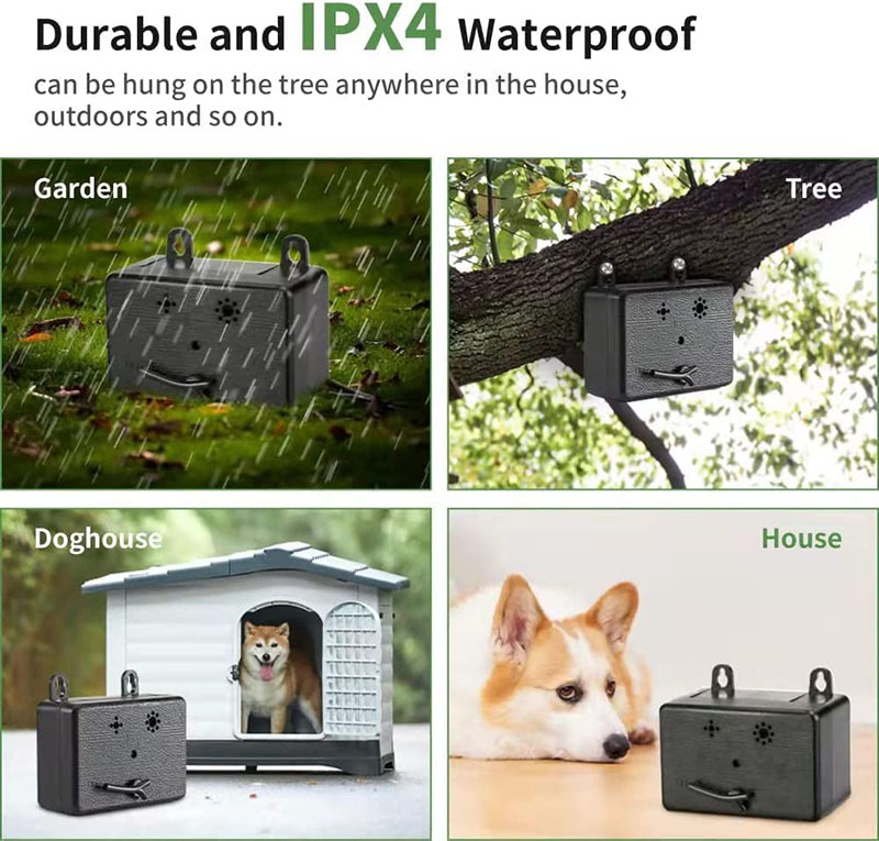 Anti-Barking Control Sonic Dog Bark Deterrent Device 50FT Ultrasound Silencer Dog Sonic Repellent Ultrasonic Training Aid