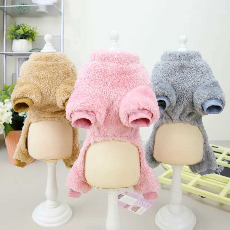 Fleece Pet Clothes for Small Medium Dogs Jumpsuit Puppy Vest French Bulldog Yorkie Clothing Chihuahua Pug Jacket Dog SuppliesXJ241125
