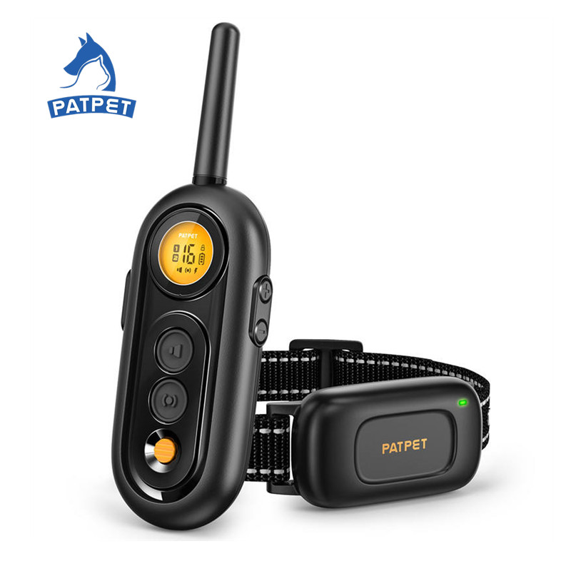 Anti Bark Collar Dog Rechargeable Vibration Beeper Collar For Dog Remote Control Anti-bark Shock Dog Training Collar