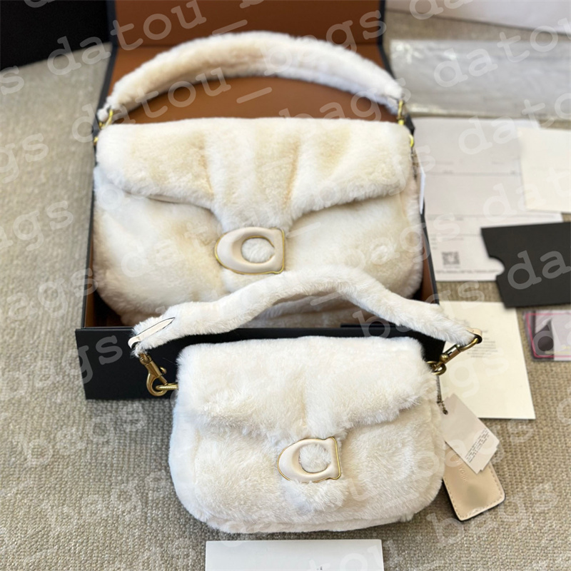 Fashion Designer Fluffy Shoulder Bag Womens Hangbags Luxury Wool Shoulder Bag Ladies Christmas Shopping Bags For Women AYD2411255