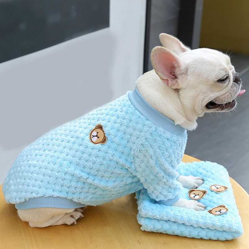 Pet Autumn and Winter Fleece Clothes Dog Cat Warm Coat Small Dogs Clothing Chihuahua CostumesXJ241125