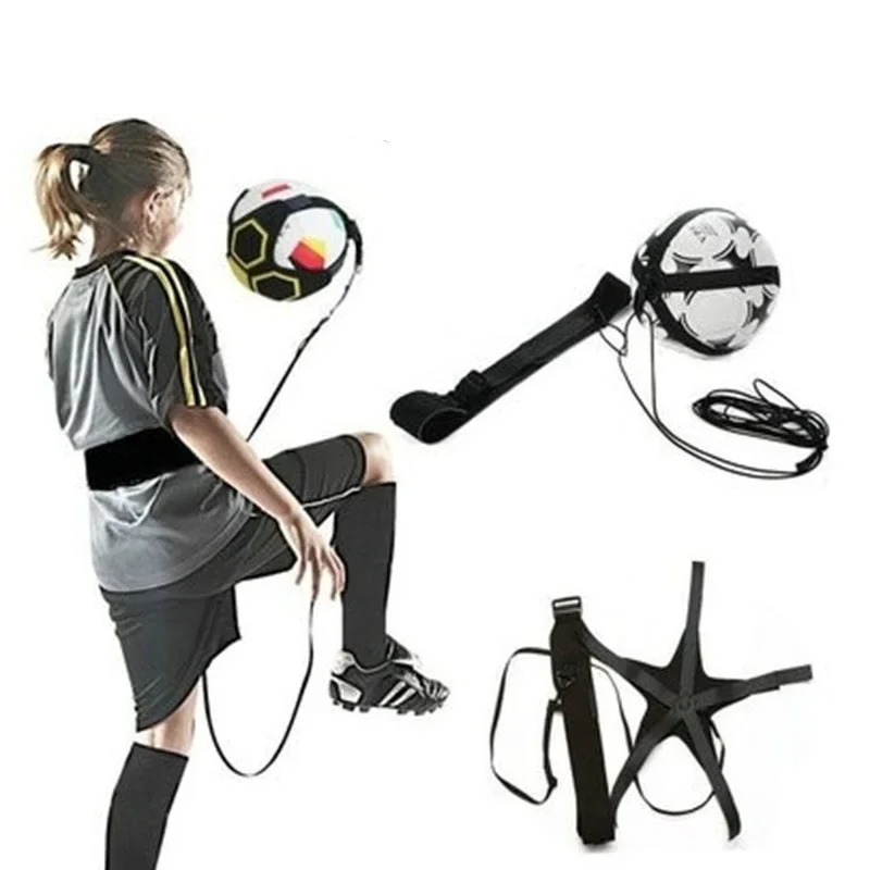 Ball Jle Bags Children Auxiliary Circling Belt Kids Training Equipment Solo Soccer Trainer Football Kick