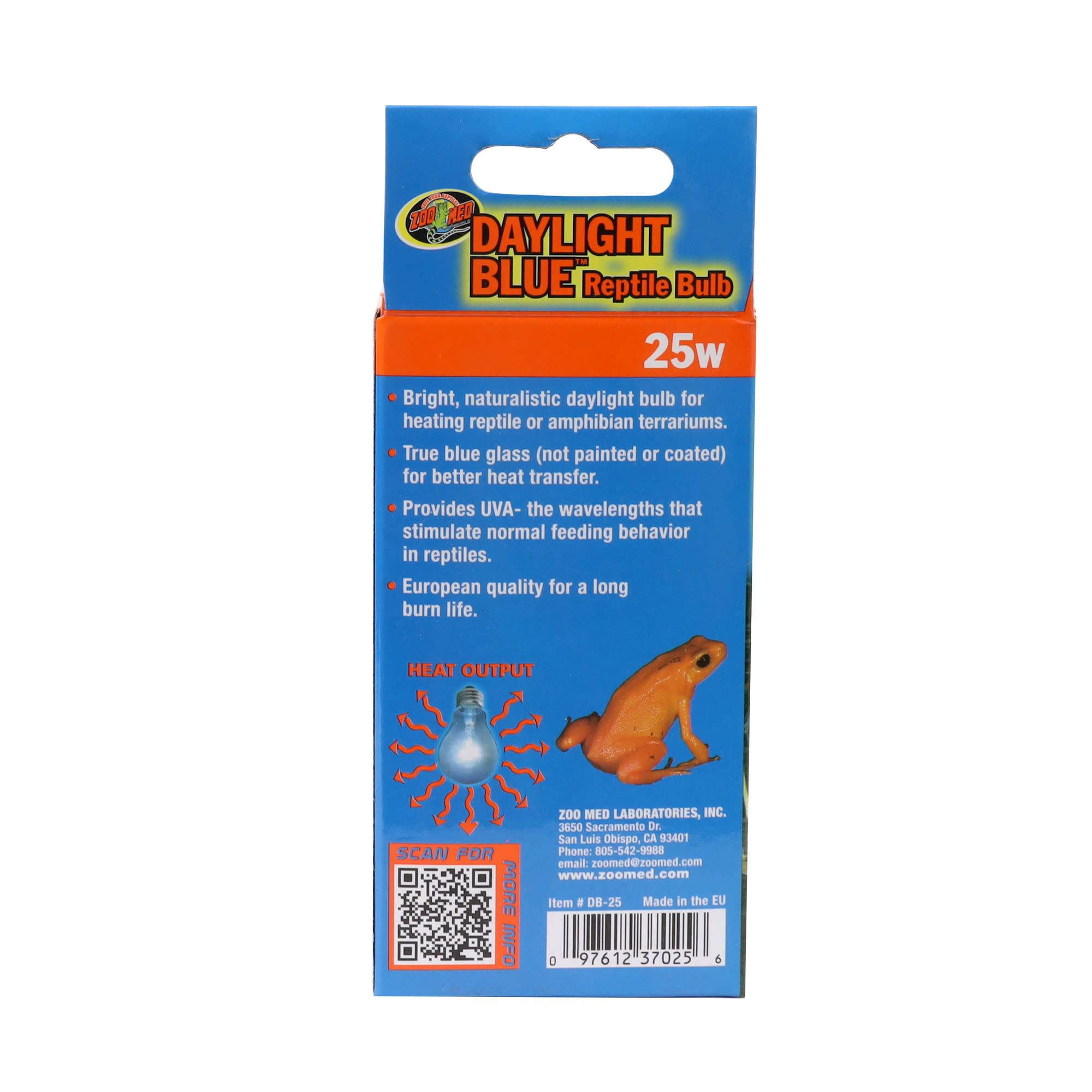 Zoo Med Daylight Blue Reptile Bulb, 25 Watts