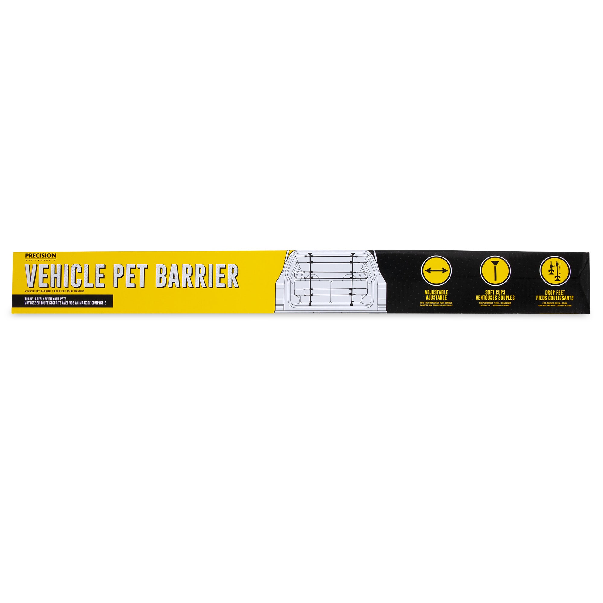 Precision Pet Universal Vehicle Pet Barrier, 38"-65" W X 32"-57" H