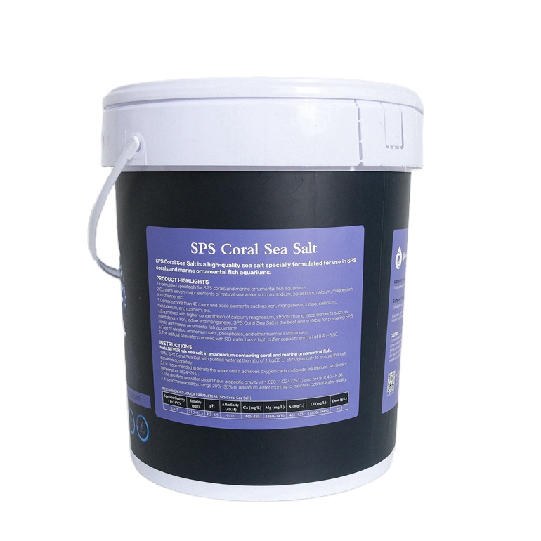 Customized Private Label Artificial Refined Marine Pet Sea Salt Organic SPS Aquarium Grade Glass Direct Aquaculture Reef
