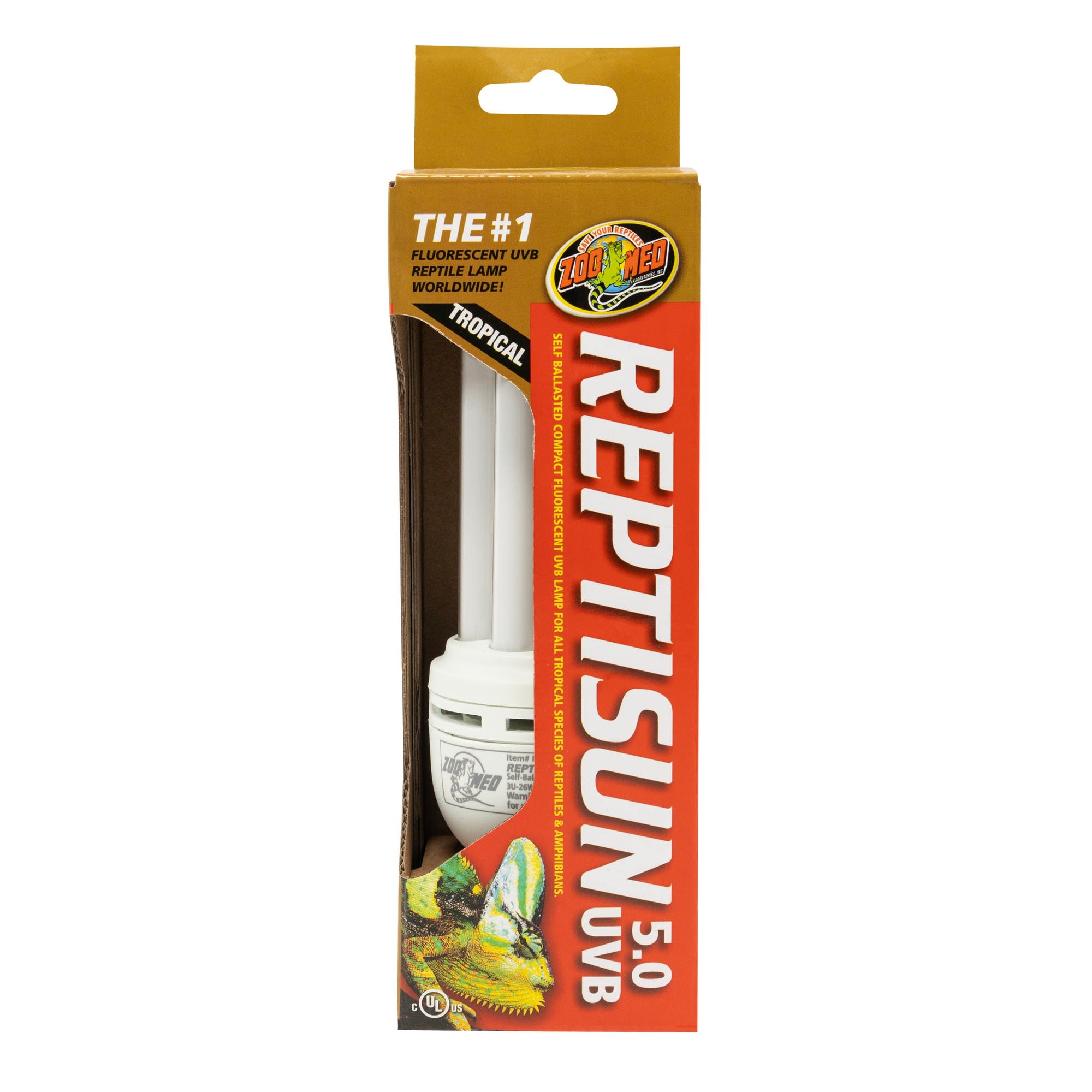Zoo Med ReptiSun Tropical Compact Fluorescent UVB Lamp, 26 Watts