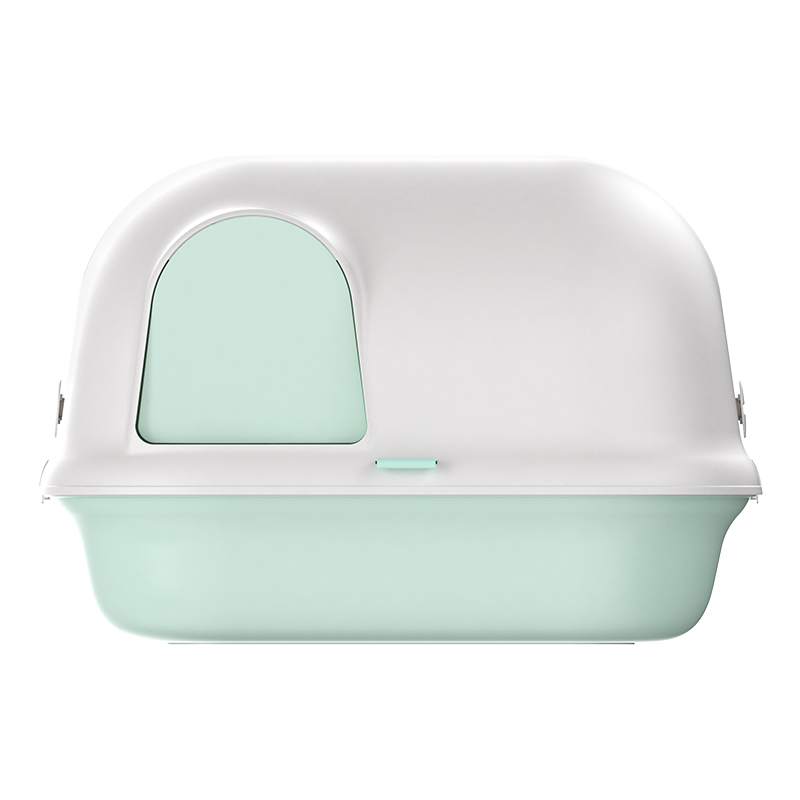 Cat Litter Box,Portable Cat Litter Box with Lid, Enclosed Litter Box Anti-Splashing and Easy Installation