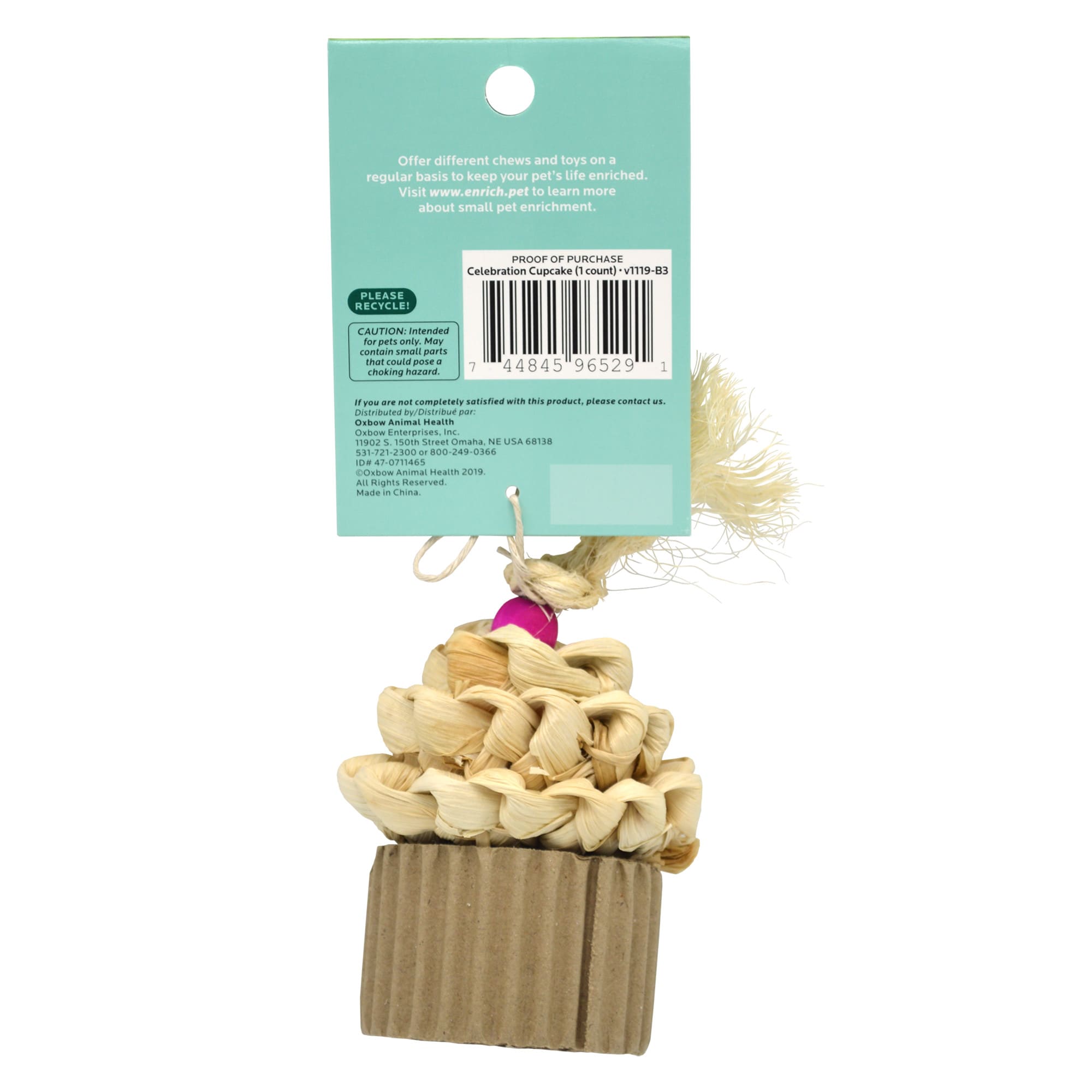 Oxbow Enriched Life Celebration Cupcake for Small Animals