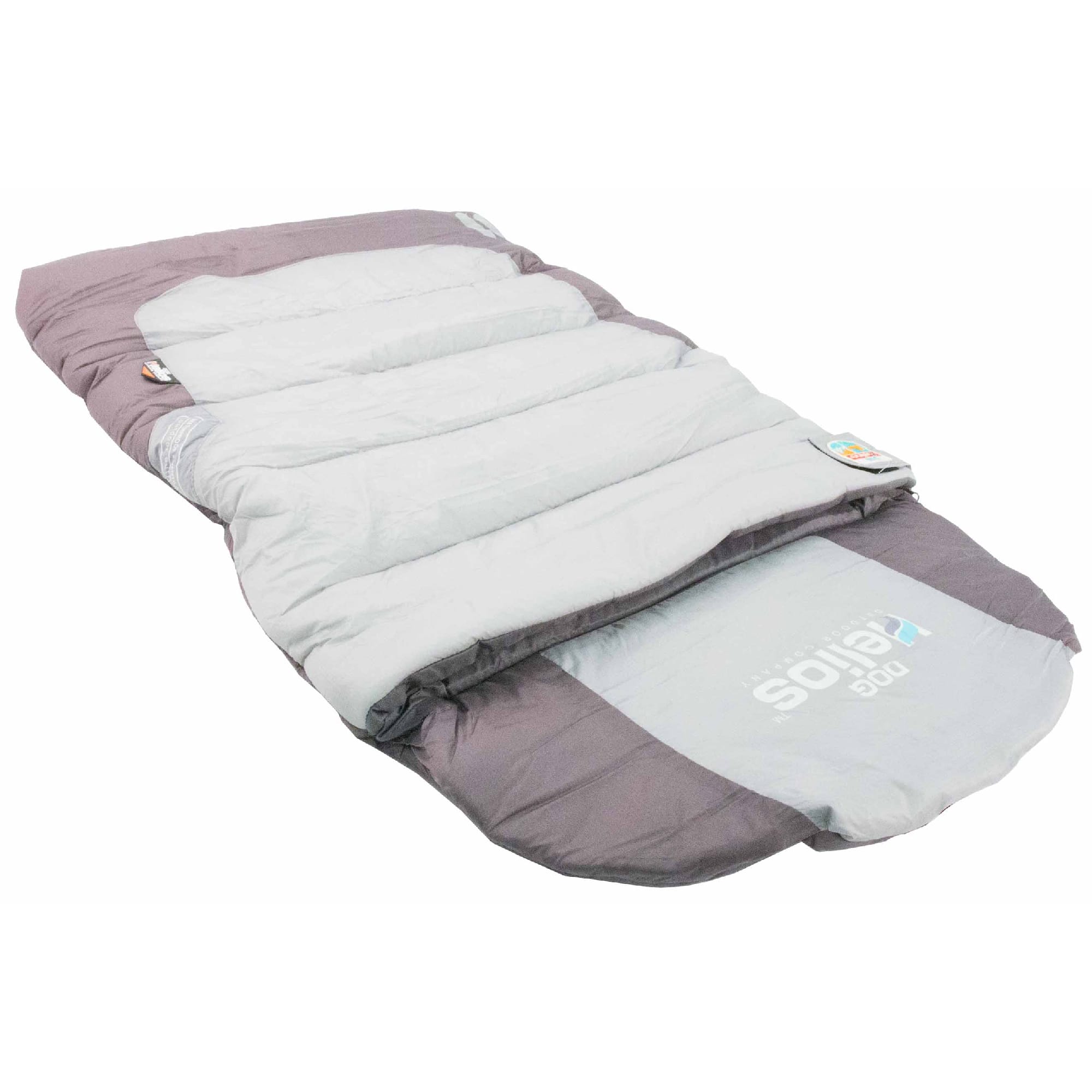 Dog Helios Grey Trail-Barker Multi-Surface Travel Dog Bed Featuring BlackShark Technology, 39.4" L X 25.7" W