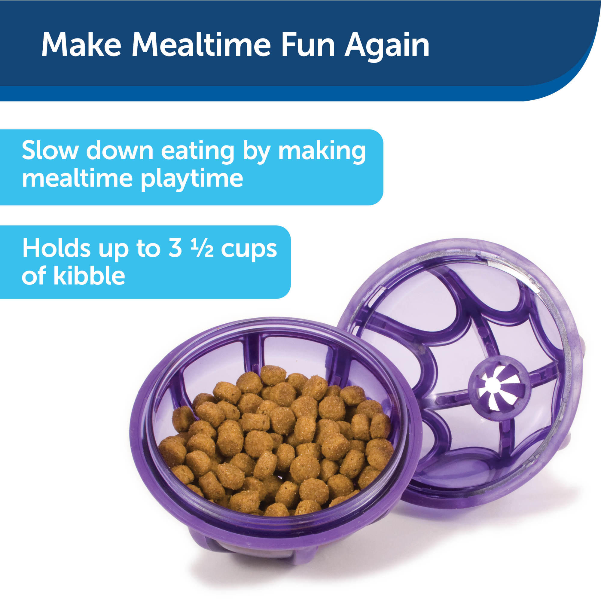 PetSafe Busy Buddy Treat Dispensing Kibble Nibble Dog Toy, Large