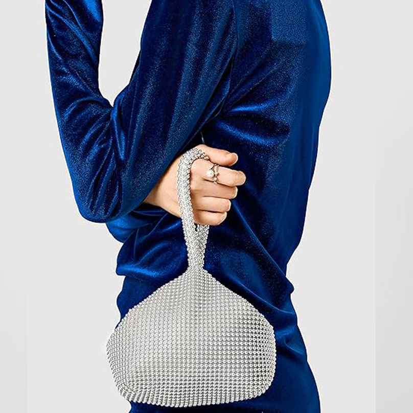 Women's Beaded Clutch Evening Bags Vintage Elegant Triangle Purse for 1920s Party Prom Wedding designer bag Women's Evening Bag fashion Eleg