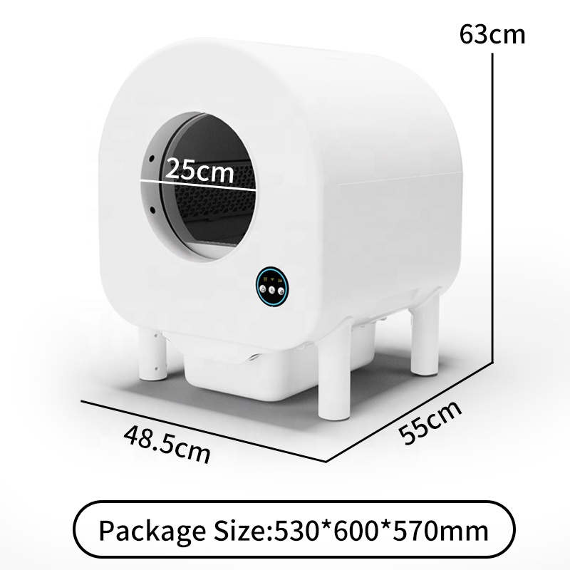Exhaust and deodorization visual lens automatic pet products Automatic Cleaning Easy Clean Odor Control Smart Cat Litter Box