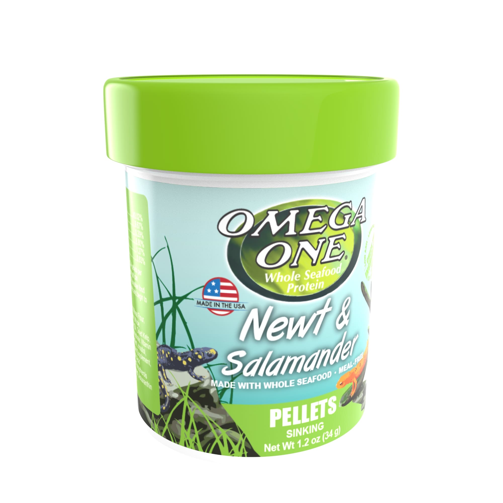 Omega One Newt & Salamander Pellets, 1.2oz