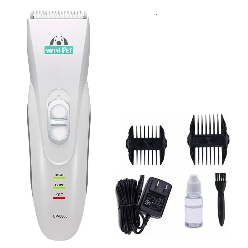 CP6800 Dog Hair Trimmer Professional Electric Pet Hair Clipper Rechargeable Shaver Cat Grooming Machine Styling Carved Cutter 241125
