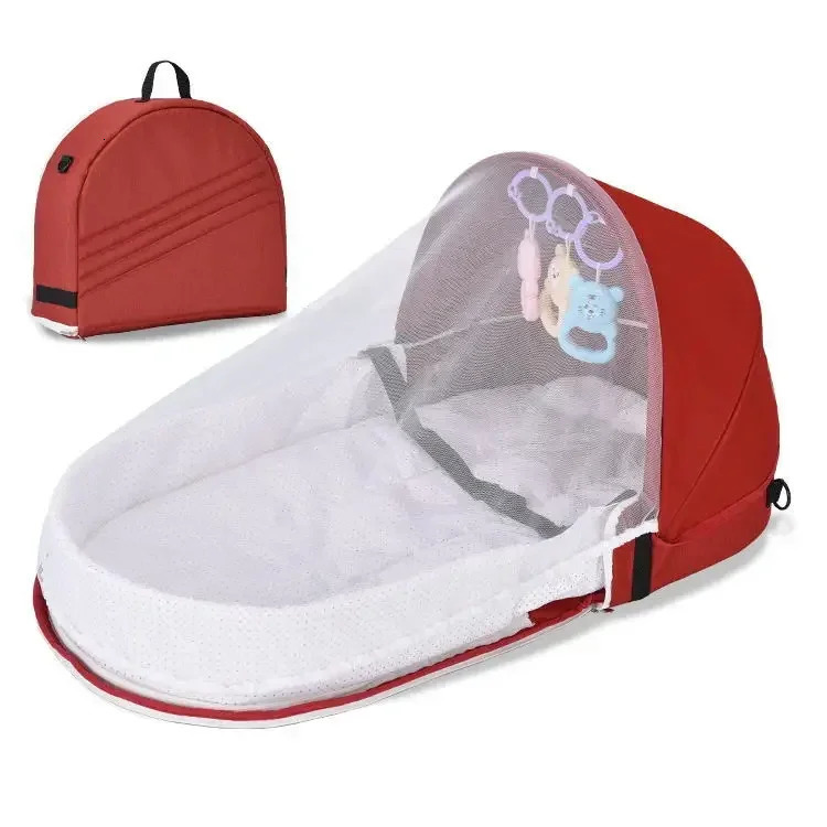 Portable baby crib born isolation baby travel convenient folding anti pressure baby crib medium pressure baby crib 241125bj