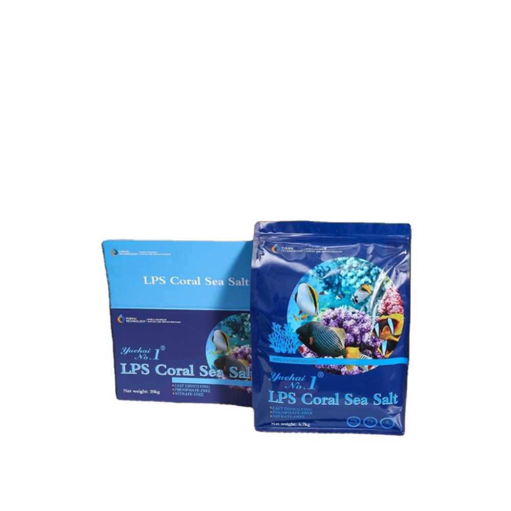 2023 New 20kg OEM Reef Sea Salt Eco-Friendly Glass Salt for Aquariums and Fish Tanks Stocked for Fish Species