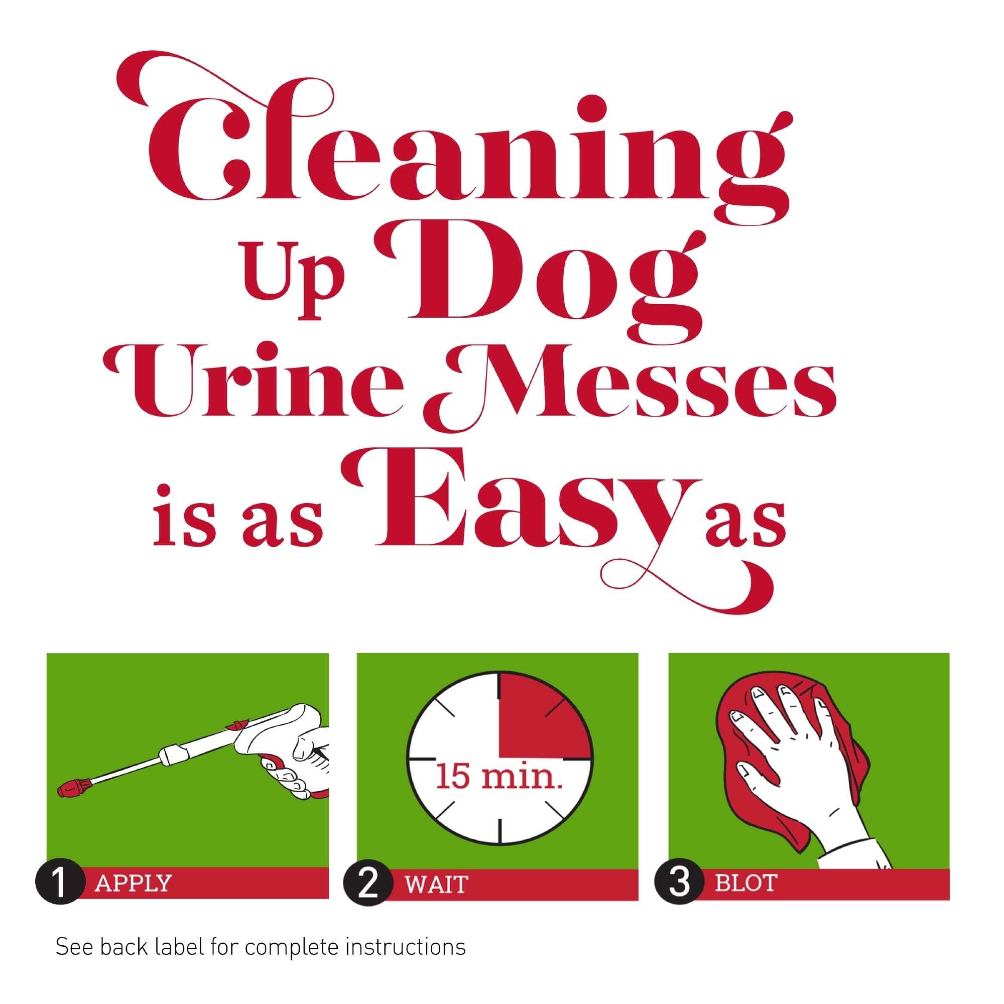 Nature's Miracle Urine Destroyer with Accushot Sprayer for Dogs, 1.33 Gallon