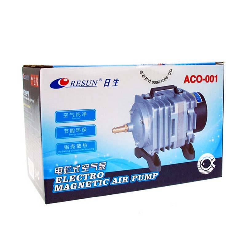 Wholesale Resun ACO 002 aquarium oxygenator pond air pump silent power farming oxygen pump Fish tank air blower for fish pond