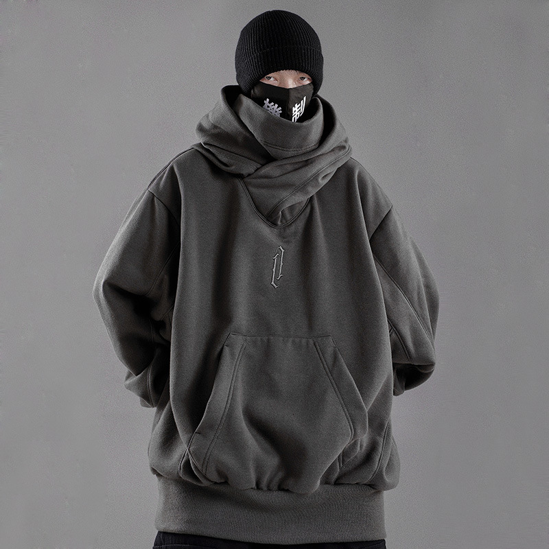 Techwear Hoodie Men Japanese Streetwear Clothing 211014