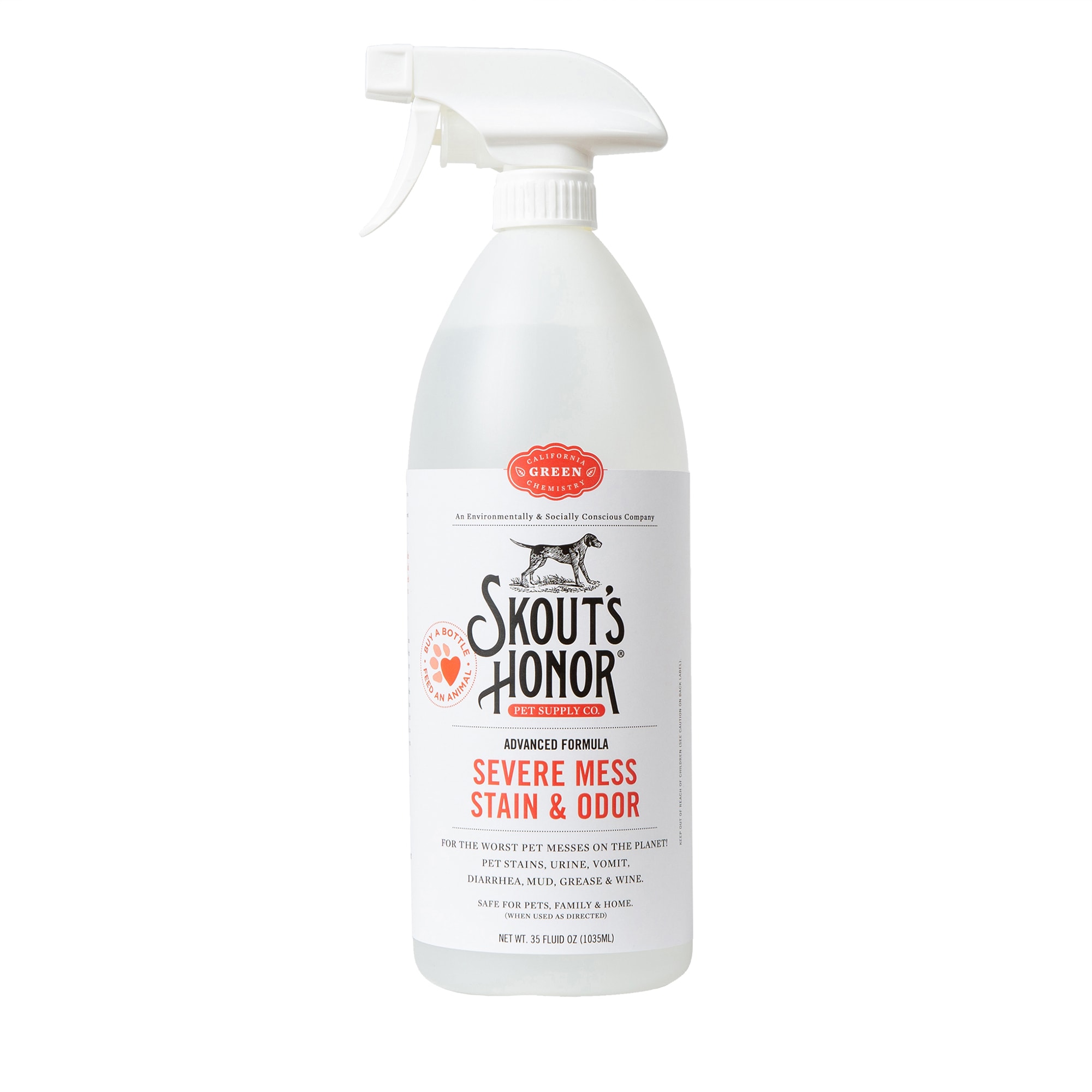 Skout's Honor Dog Stain & Odor Severe Mess Advanced Formula, 35 fl. oz.