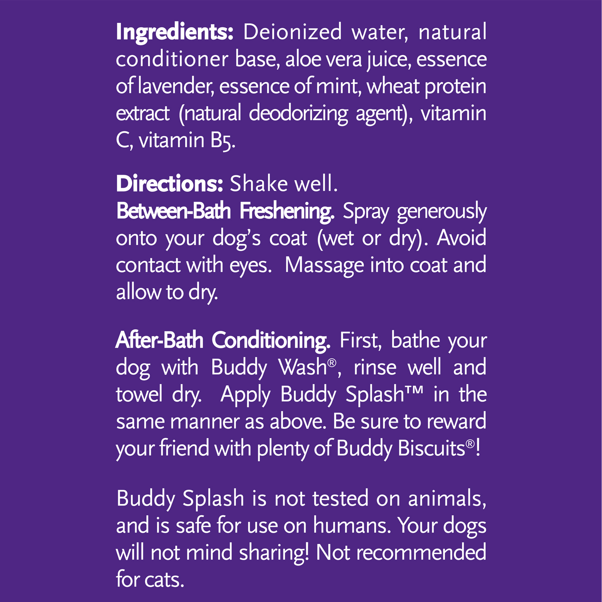 Cloud Star Buddy Splash Lavender & Mint Dog Spritzer