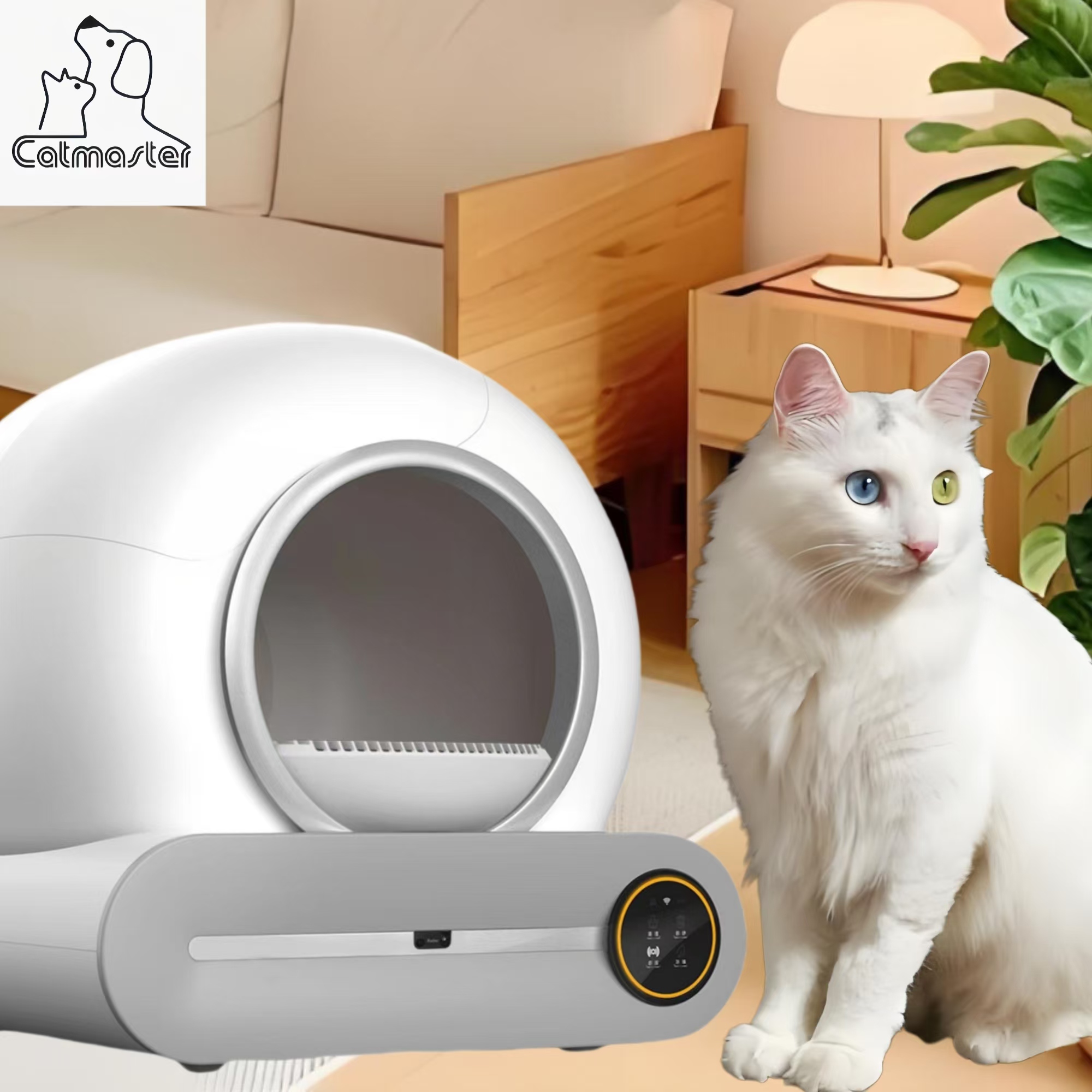 Luxury Large Electrical Automatic Cat Litter Toilet Auto Smart Intelligent Self Cleaning Cat Litter Box For Cat