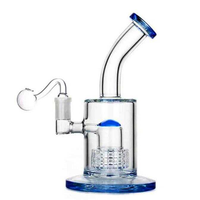 Thick Glasses Water Bong Hookahs Heady Oil Rigs Glass Smoke Water Pipes Recycler Dab Rig Oil 14mm Banger