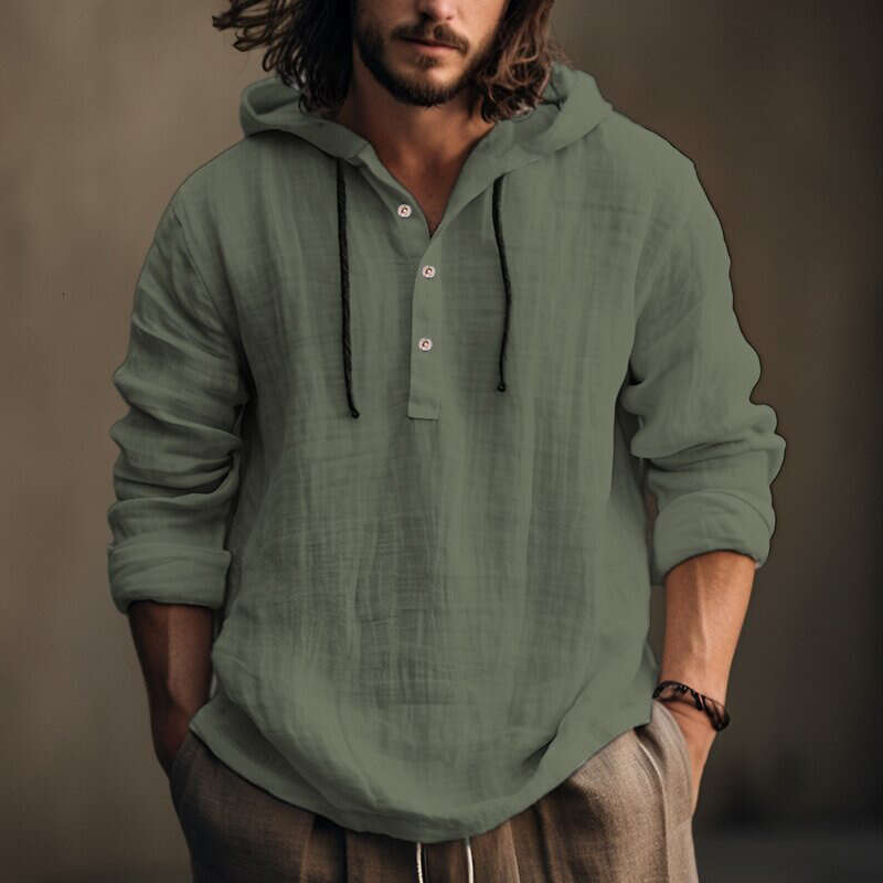 New Cotton En Shirt Hooded Sweatshirt With Long Sleeves For Spring And Summer Casual Daily Wear B4