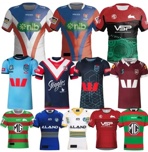 2024 South Sydney Rabbitohs rugby jerseys 23 24 QLD Maroons NSW Blues KNIGHTS RAIDER Parramatta Eels SYDNEY ROOSTERS home away size S-5XL shirt