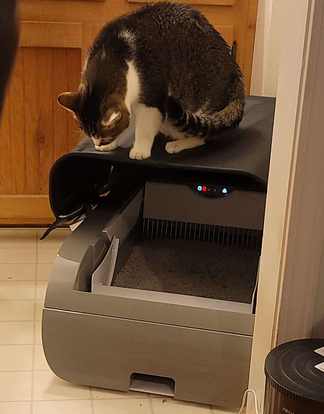 MA2-92-Pro Hot Selling Pet Cleaning Cat Litter Box Cat Potty Tent Top Entry Anti-splashing Auto Cat Toilet