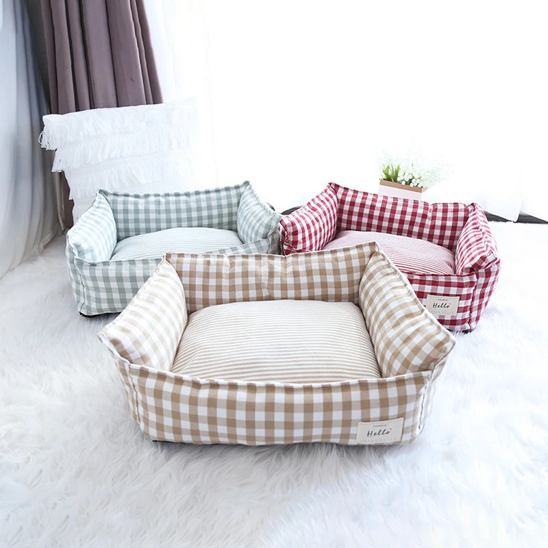 Bed For Dog Cats Puppy House Kennel For Indoor Dogs Small Medium Cat Pet Sofa Sleeping Bed Furniture Pet Supplies Accessories 241125