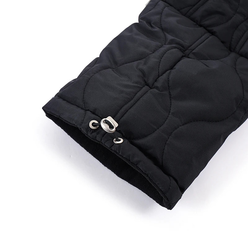 Winter Dog Outer Black Quilted Turtle Collar Dog Coat Warm Italian Greyhound Adjustable Cotton Whippet 241125