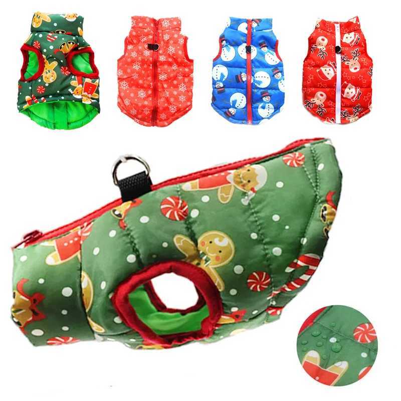 Winter Warm Dog Clothes For Small Dogs Christmas Yorky Dogs Jacket Waterproof Puppy Costume Winter Coat French Bulldog TeddyXJ241125