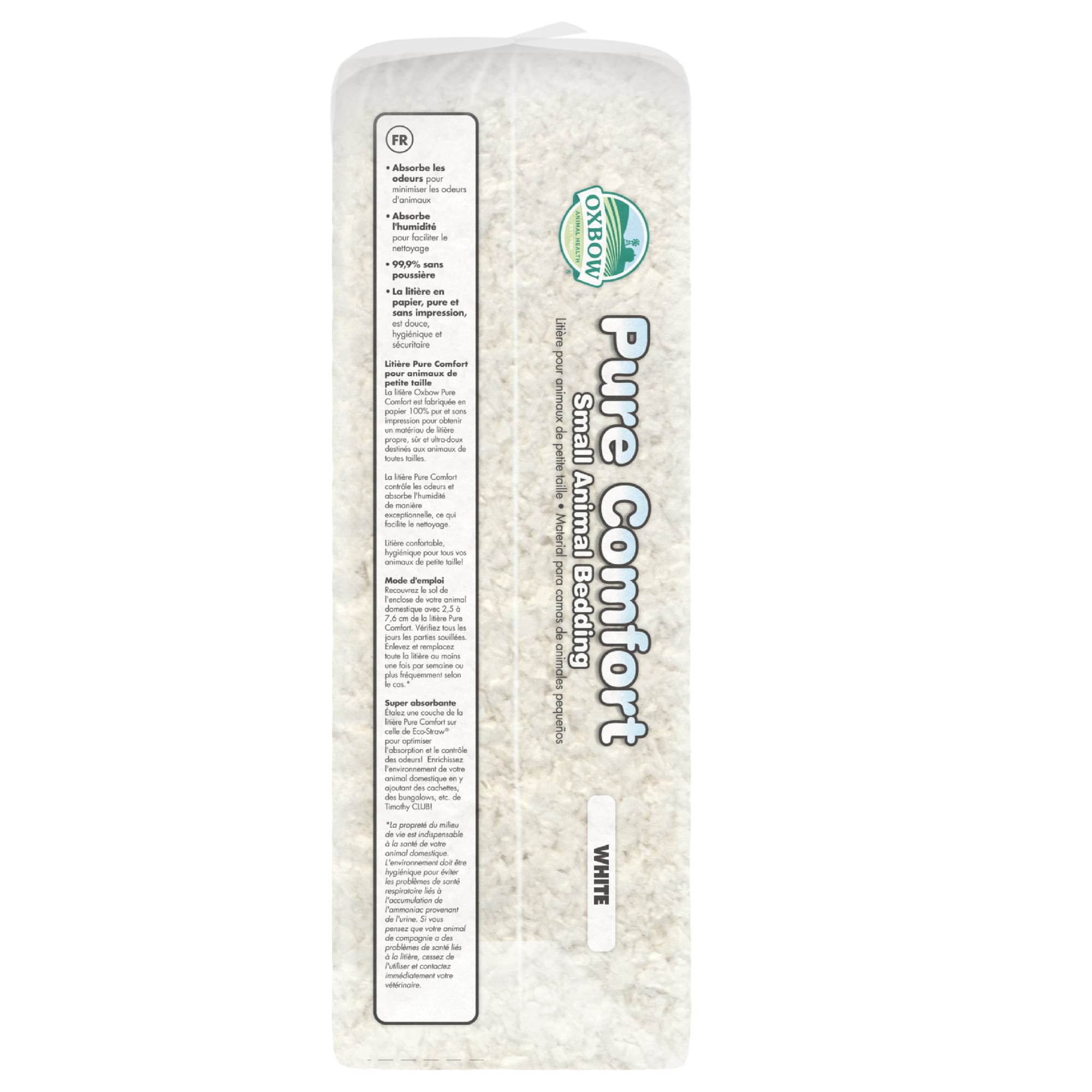 Oxbow Pure Comfort White Bedding, 72 Litre