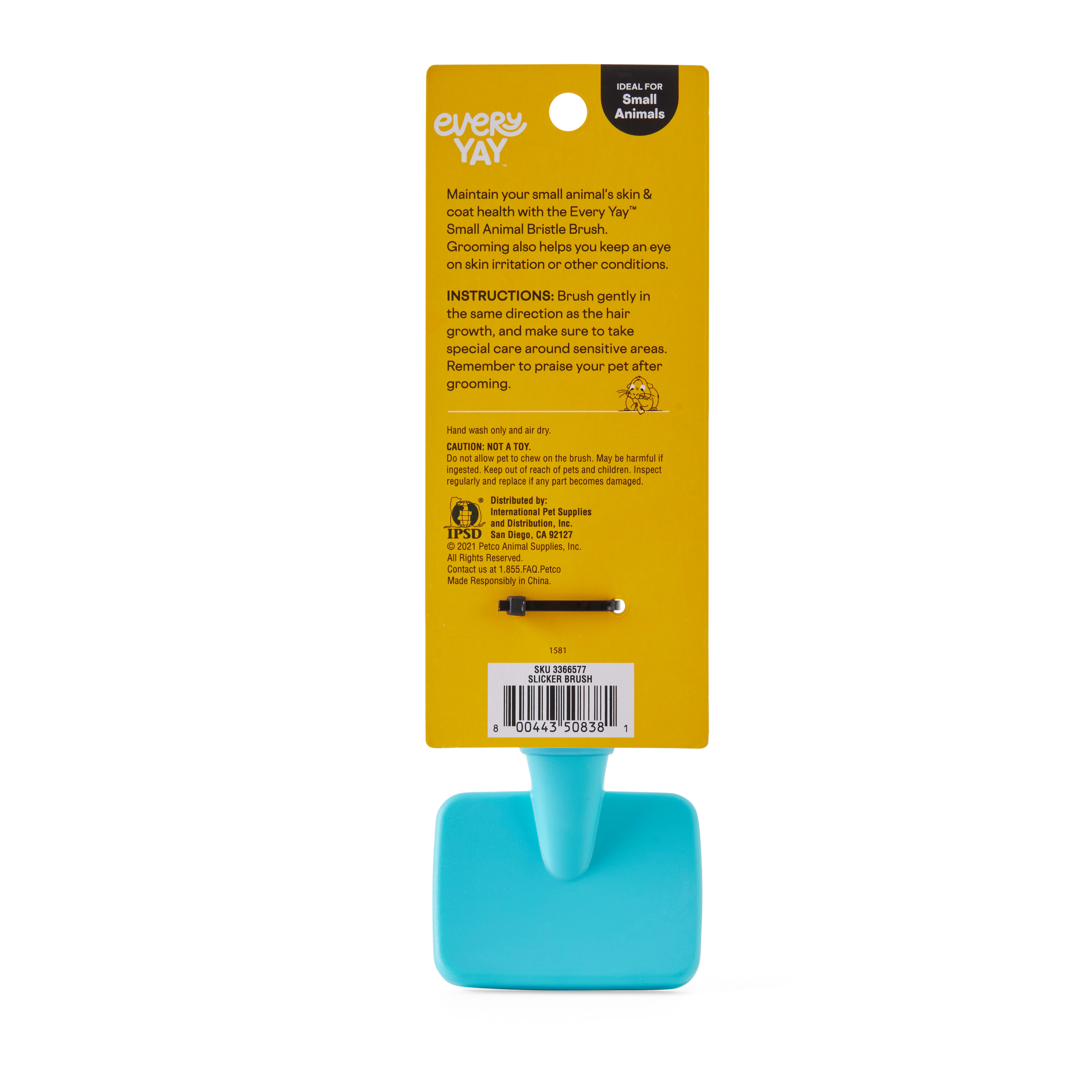 EveryYay Lookin' Spiffy Small Animal Slicker Brush, Small