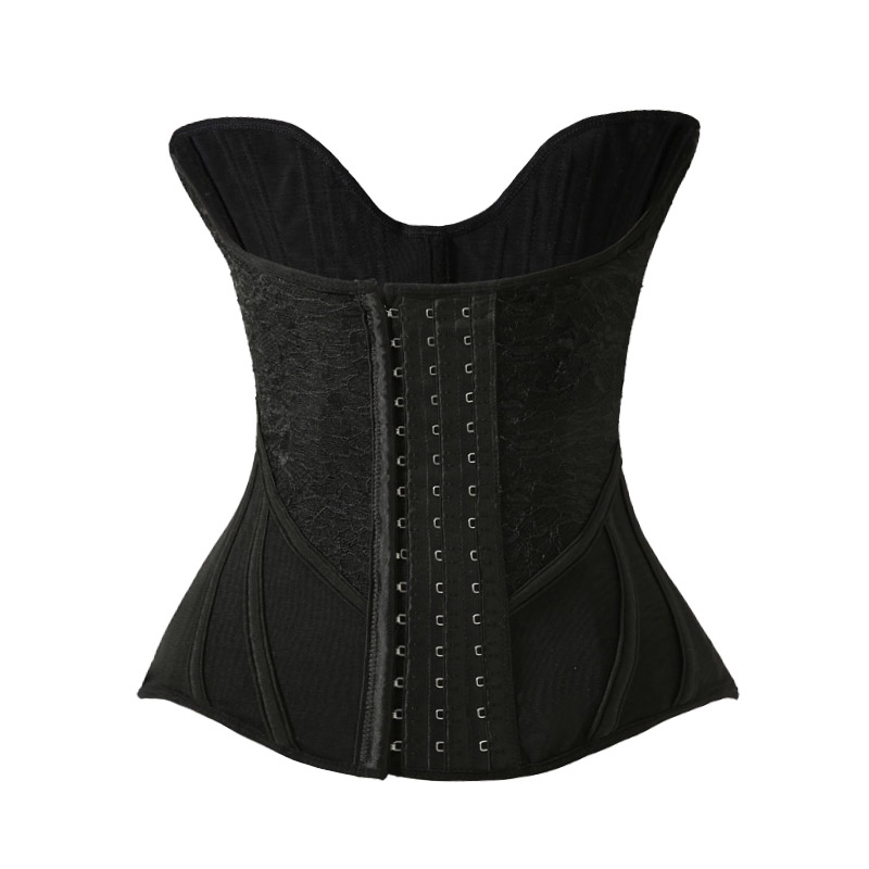 Waist Trainer Corset for Women 23 Spiral Steel Boned Underbust Corsets and Bustiers Cinchers Workout Body Shaper Short Torso